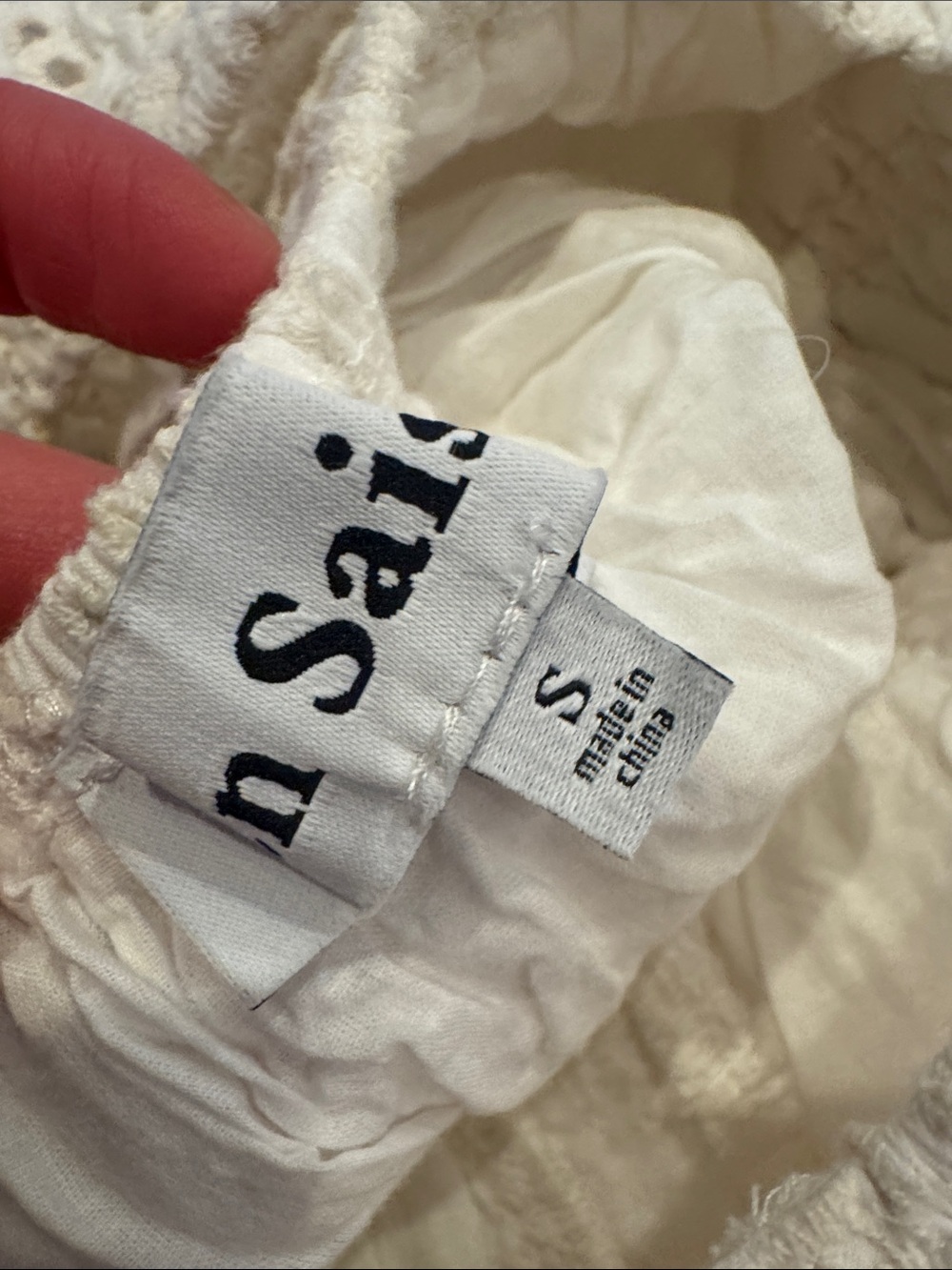 Anthropologie En Saison Puff Sleeve Midi Dress in white S - Picture 5 of 6